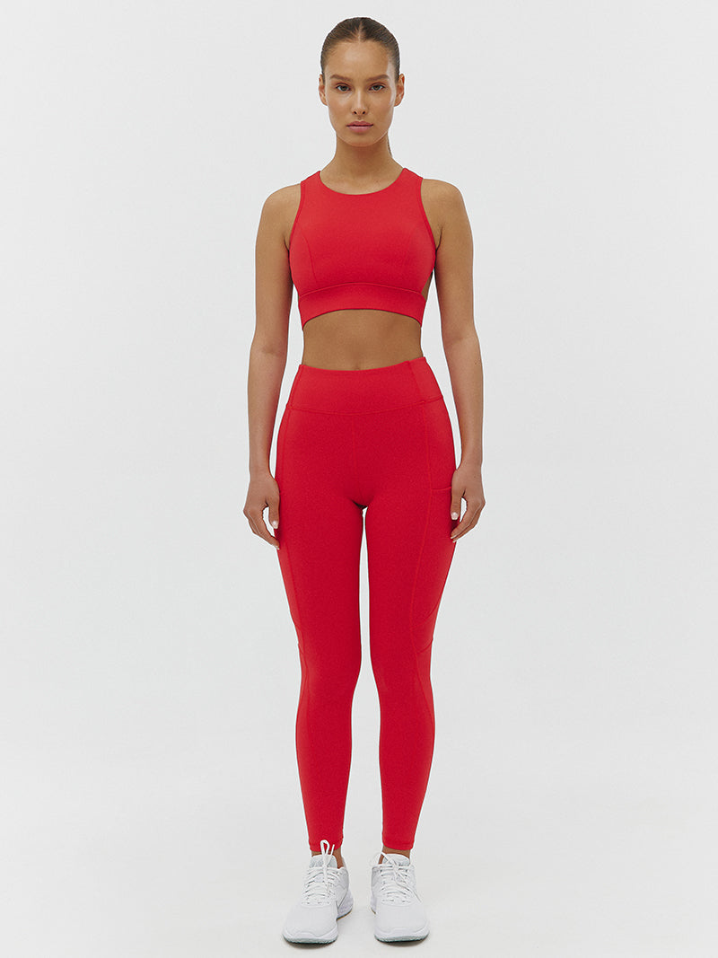 Legginsy One - Czerwony