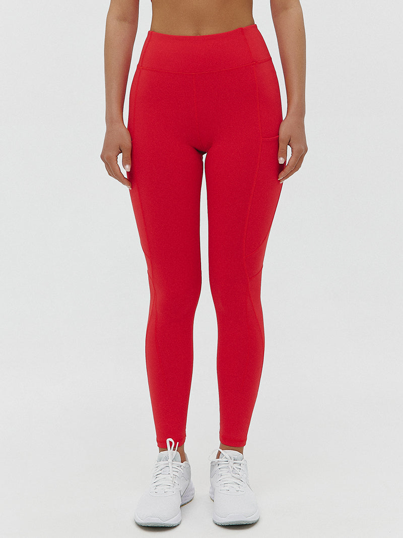 Legginsy One - Czerwony