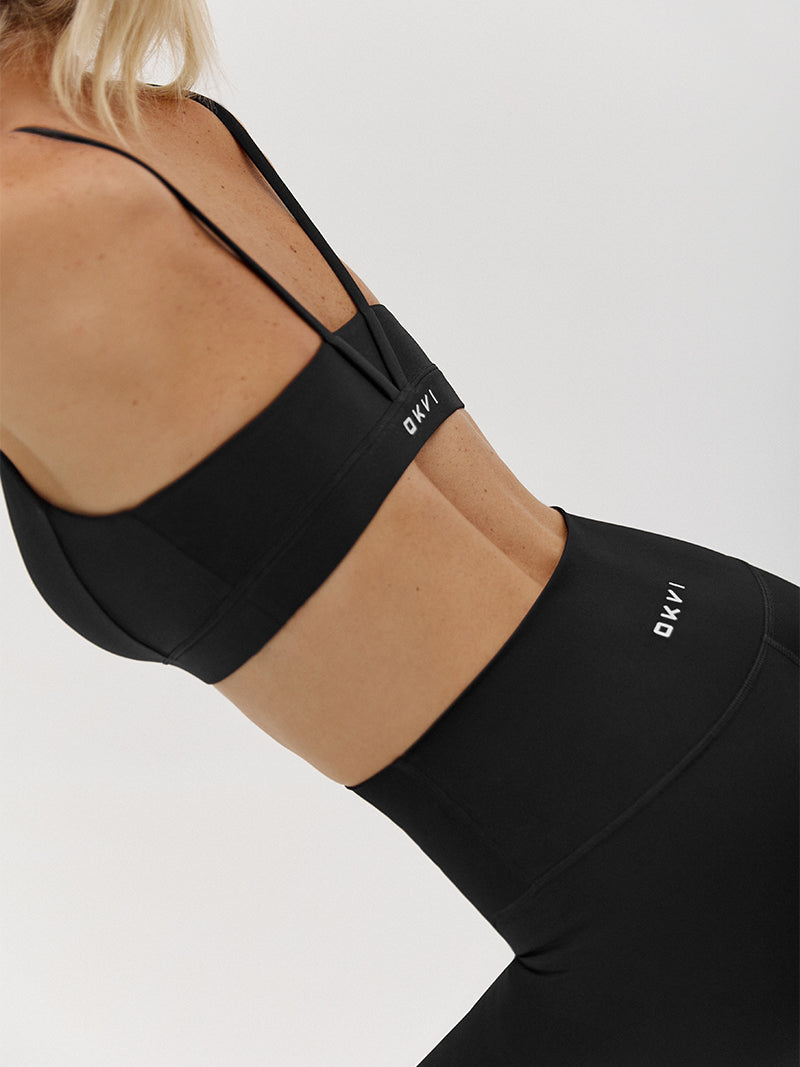 Stanik sportowy Essential Pro - Czarny
